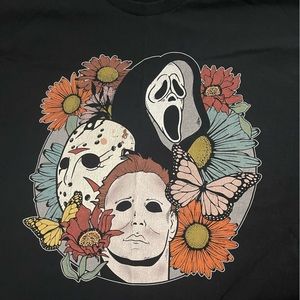 Halloween flower T-shirt